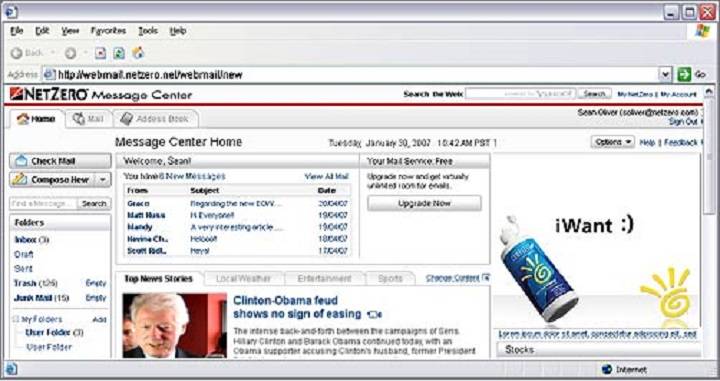 NetZero Message Center