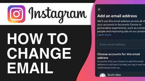 how to change email on instagram