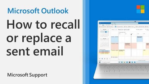 how to retract an email in outlook