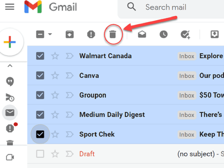 how to unarchive an email 1