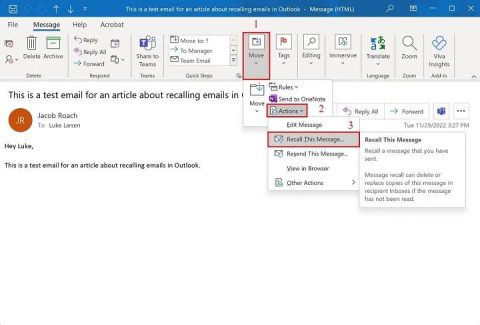 how to unsend email outlook