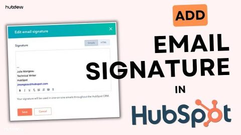 hubspot email signatures