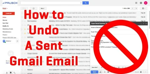 can i unsend an email 1