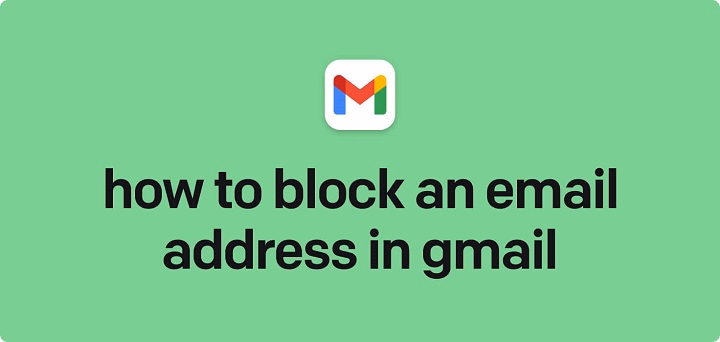 how to block an email address in gmail