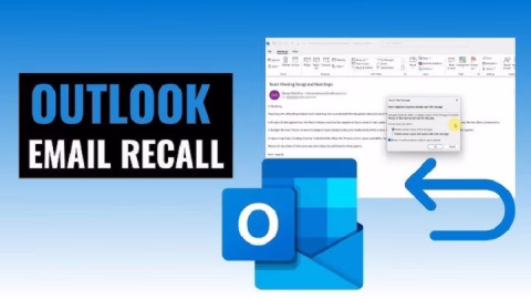 how to recall email in outlook