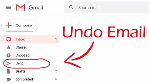 recall gmail email