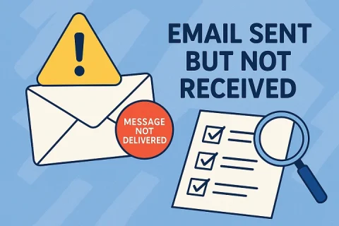 email sent but not received by recipient 1