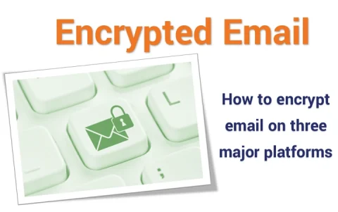 how to send an encrypted email in outlook 1