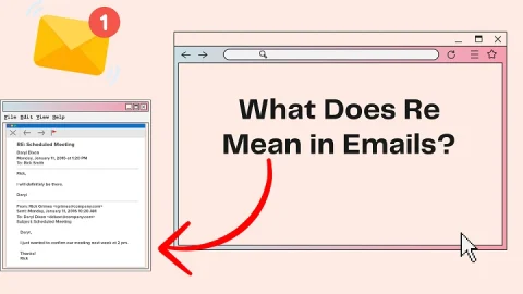 re meaning in email