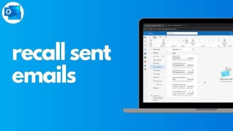 recalling an email in outlookd
