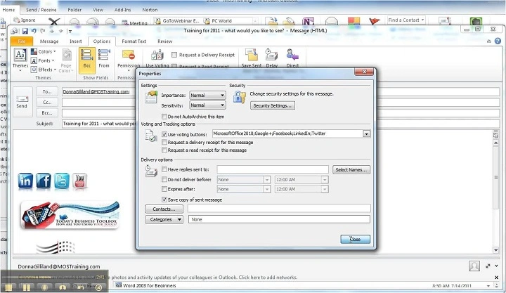 templates in outlook