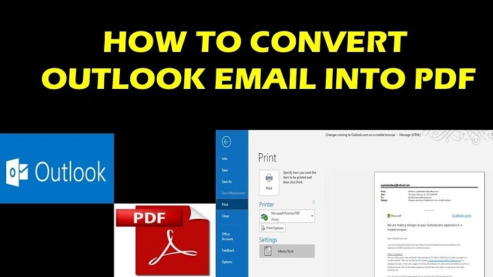 how to save an outlook email as a