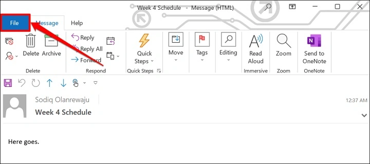 how to unsend email in outlook