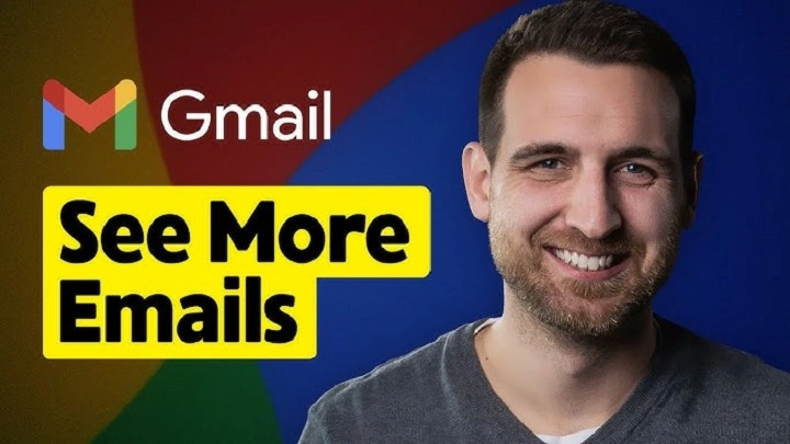 how to show more emails in gmaila