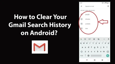 how to delete gmail search historydf