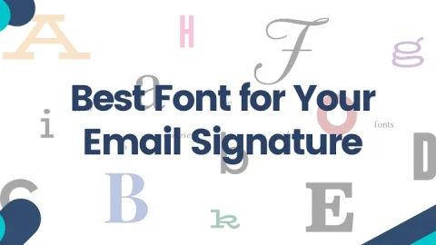 best font for email signature 1