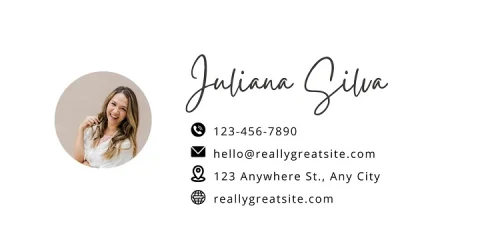 email signature example