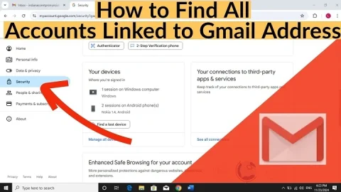 find all accounts linked to my email address free