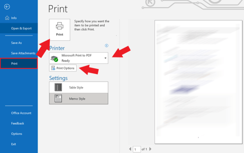 How to Print an Email in