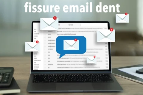 fissure email dent