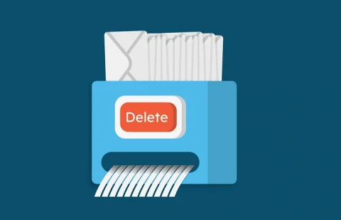 how to delete email