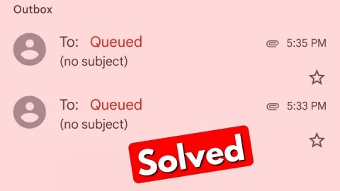 what does it mean when an email is queued