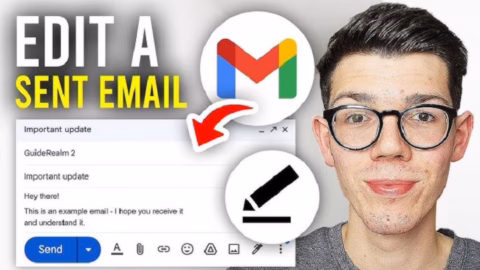 how to edit email