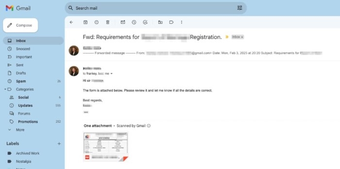 Does Gmail Tell Someone Their Email Was Forwarded