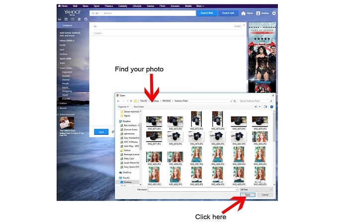 Sending Photos Through Apple Mail