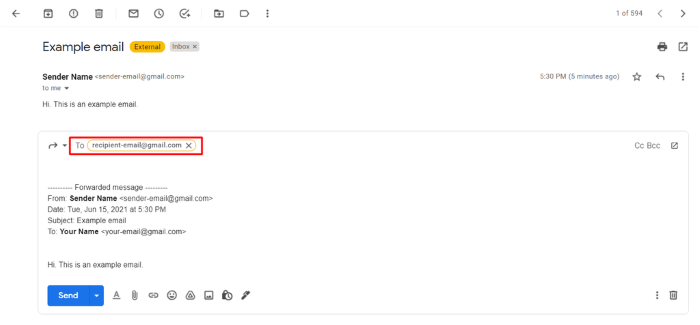 What Does Forwarding an Email Mean