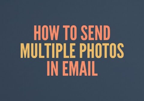 how to send multiple photos in email